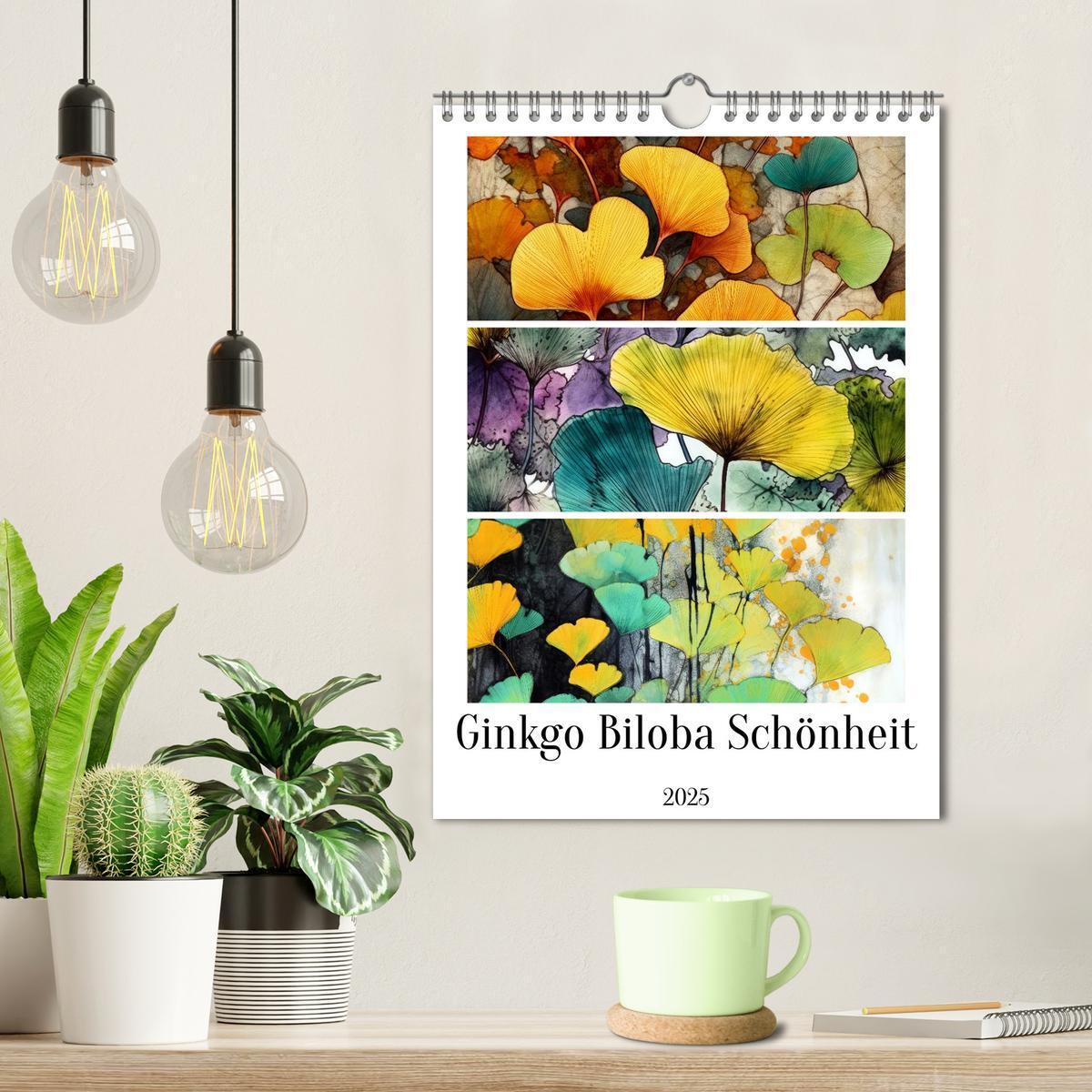 Bild: 9783435848355 | Ginkgo Biloba Schönheit (Wandkalender 2025 DIN A4 hoch), CALVENDO...