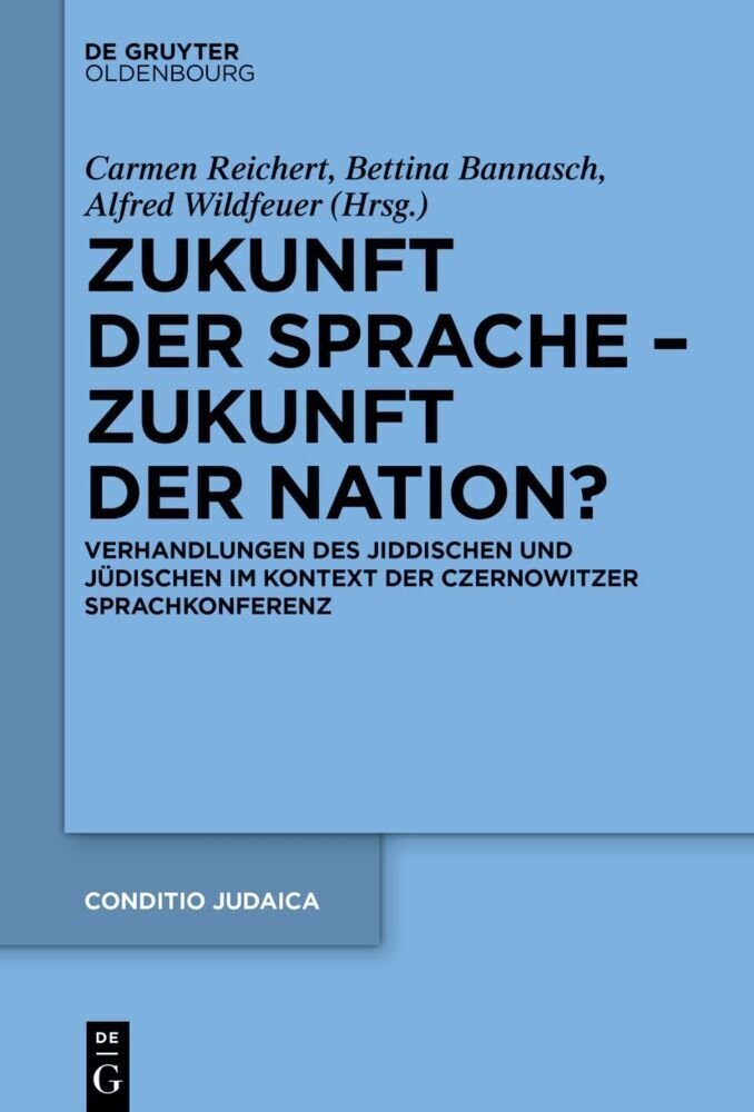 Cover: 9783110754780 | Zukunft der Sprache - Zukunft der Nation? | Carmen Reichert (u. a.)