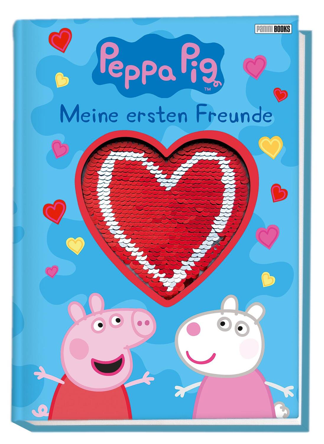 Cover: 9783833241741 | Peppa Pig: Meine ersten Freunde | Freundebuch mit Wendepailletten
