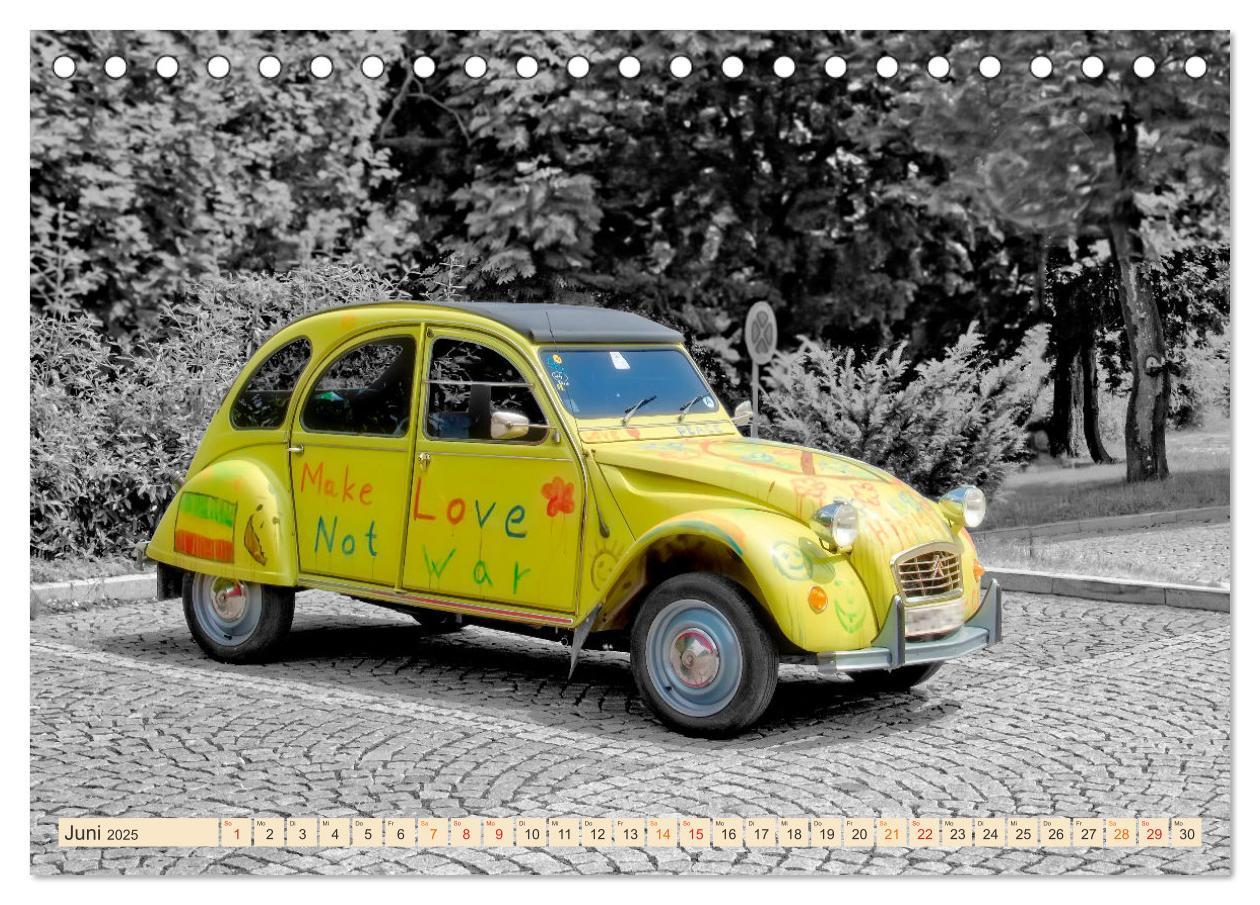 Bild: 9783383882227 | Citroën 2CV - Entenparade (Tischkalender 2025 DIN A5 quer),...