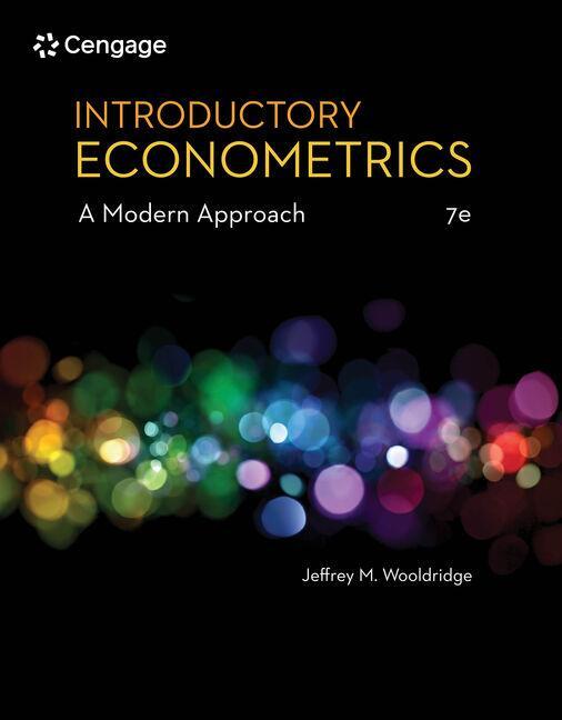 Cover: 9781337558860 | Introductory Econometrics | A Modern Approach | Jeffrey Wooldridge