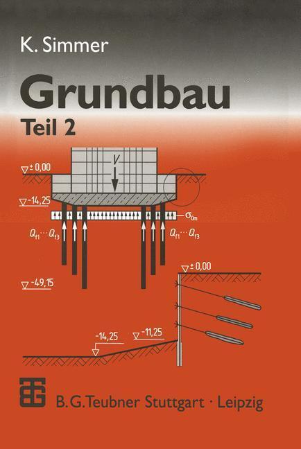 Cover: 9783519352327 | Grundbau | Teil 2 Baugruben und Gründungen | Konrad Simmer | Buch