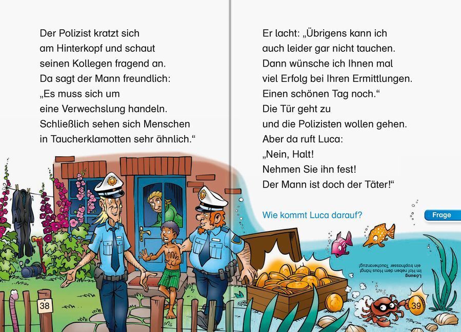 Bild: 9783473365685 | Polizeigeschichten zum Mitraten - Leserabe 2. Klasse - Erstlesebuch...