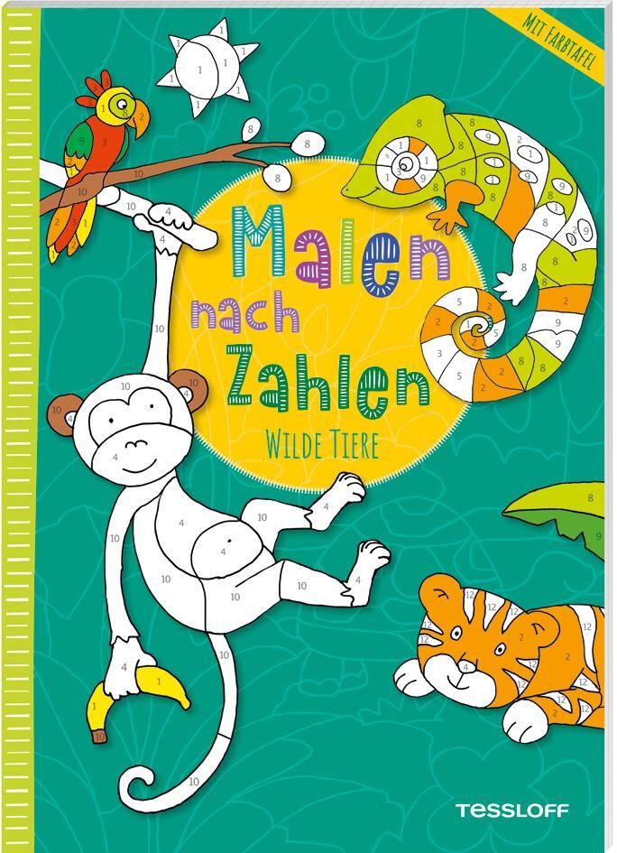Cover: 9783788645564 | Malen nach Zahlen. Wilde Tiere | Taschenbuch | 48 S. | Deutsch | 2023