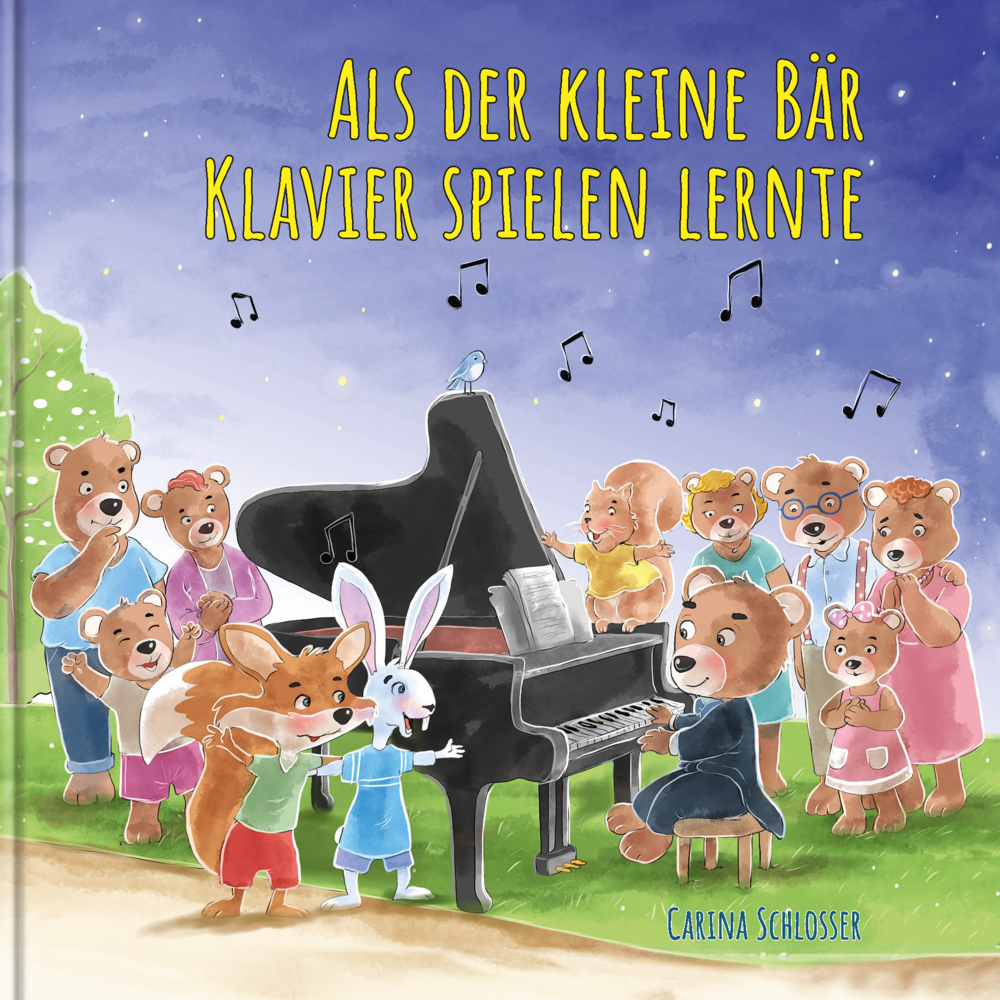 Cover: 9783903147485 | Als der kleine Bär Klavier spielen lernte | Carina Schlosser | Buch