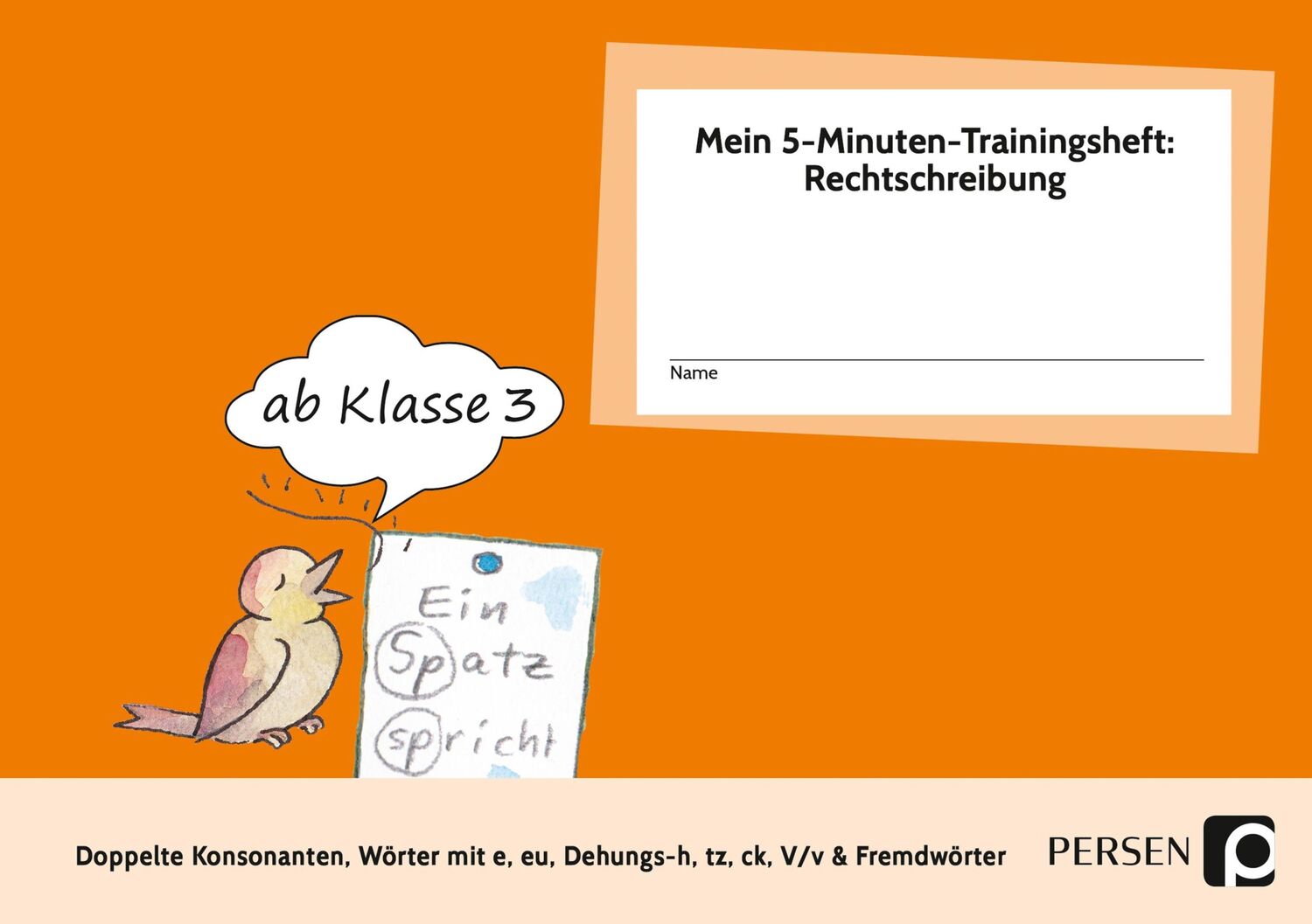 Cover: 9783403201106 | Mein 5-Min-Trainingsheft: Rechtschreibung 2 | Karin Hohmann | 72 S.