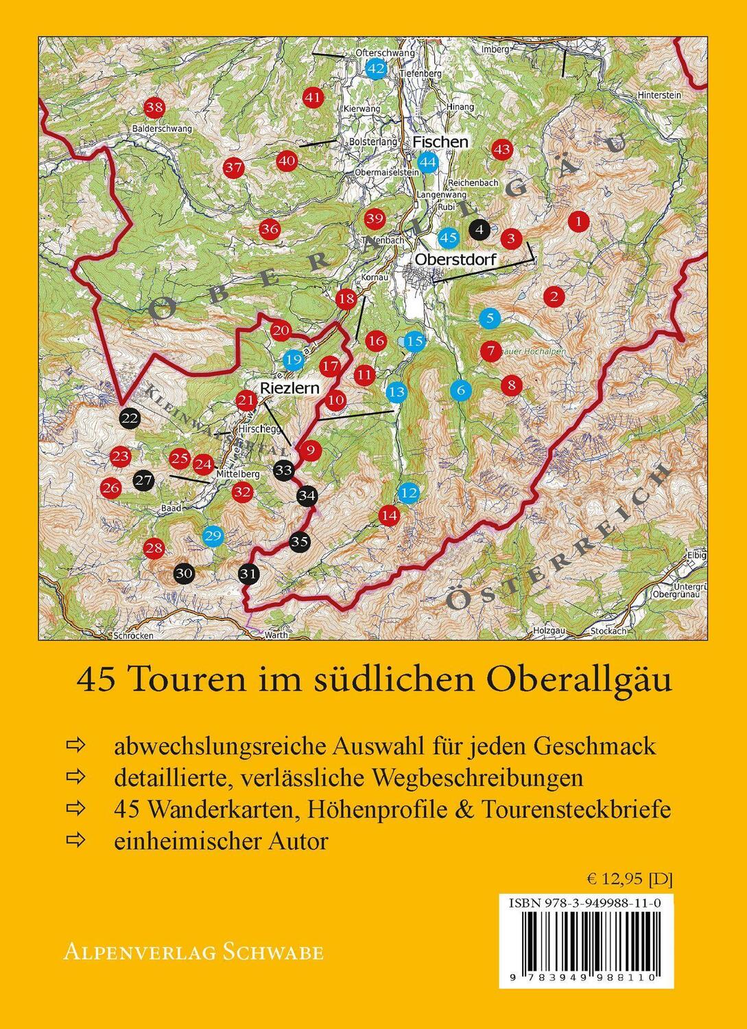 Bild: 9783949988110 | Lieblings-Wanderungen rund um Oberstdorf | Gerald Schwabe | Buch