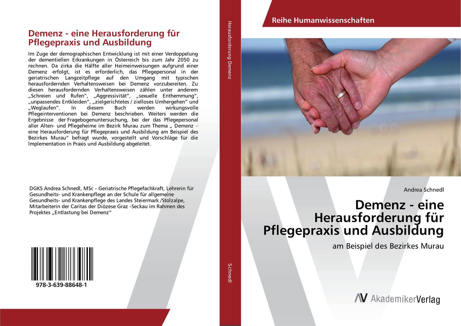Cover: 9783639886481 | Demenz - eine Herausforderung für Pflegepraxis und Ausbildung | Buch