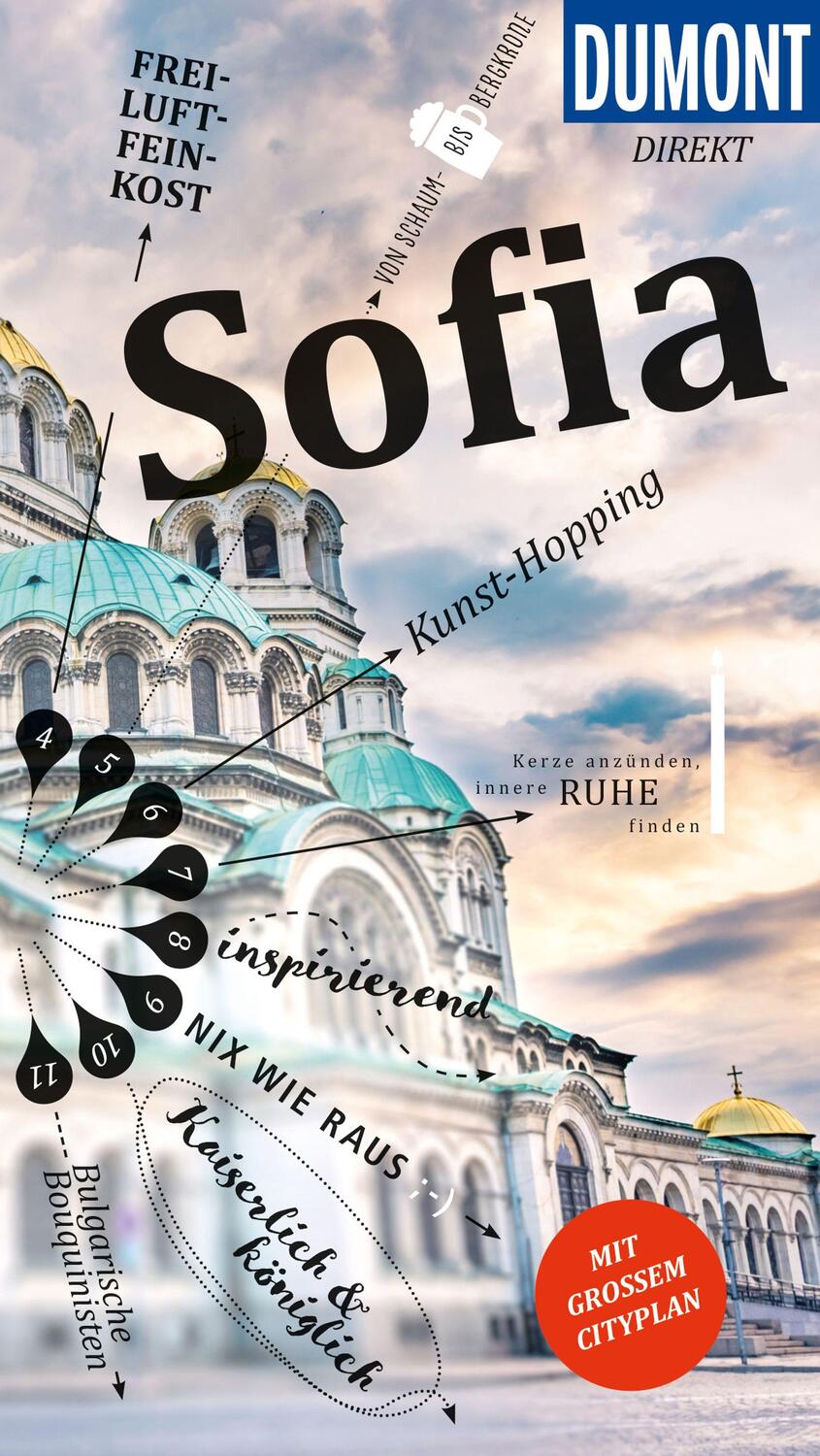 Cover: 9783616010489 | DuMont direkt Reiseführer Sofia | Mit großem Cityplan 1:9000 | Buch