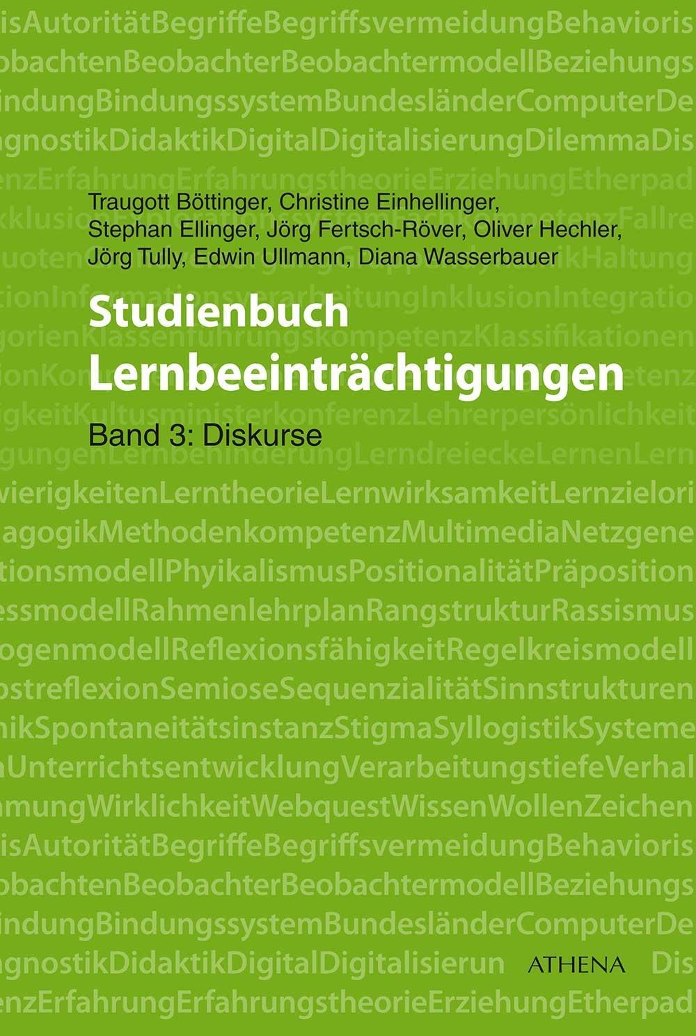 Cover: 9783763969357 | Studienbuch Lernbeeinträchtigungen | Band 3: Diskurse | Taschenbuch
