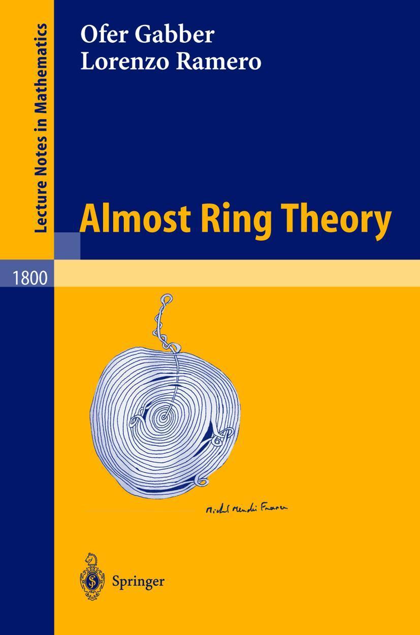 Cover: 9783540405948 | Almost Ring Theory | Lorenzo Ramero (u. a.) | Taschenbuch | Paperback