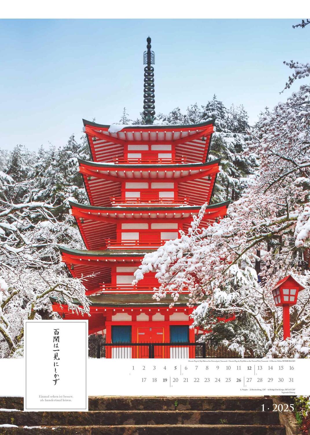 Bild: 4251732342272 | Spirit of Japan 2025 - Bildkalender XXL 50x70 cm - mit japanischer...