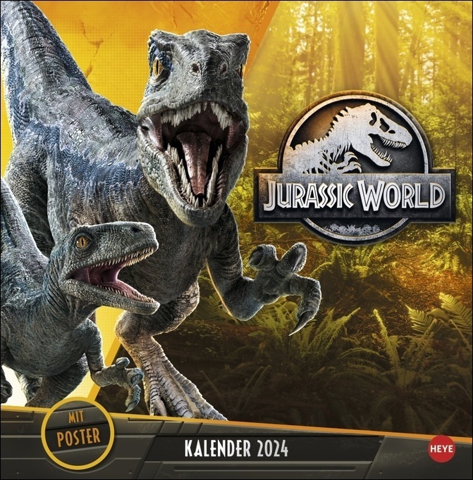 Cover: 9783756403240 | Jurassic World Broschurkalender 2024. Die Dinosaurier aus "Jurassic...