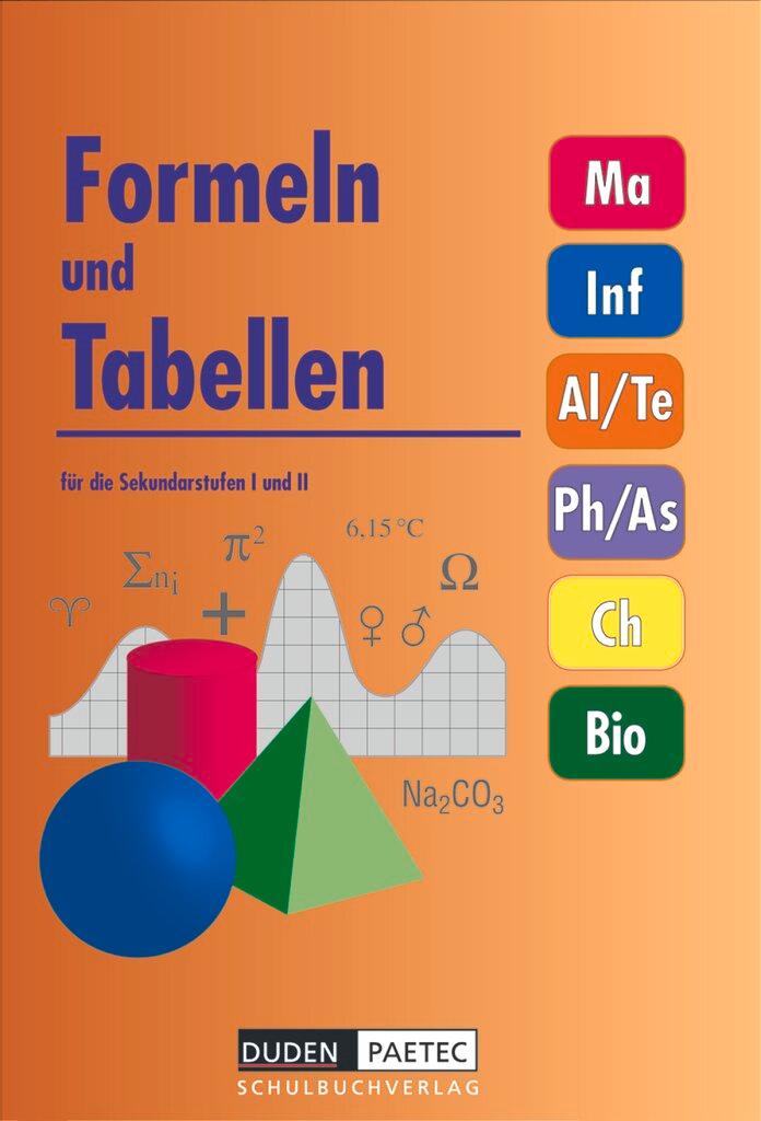 Cover: 9783895172533 | Duden Formeln und Tabellen für die Sekundarstufen I und II | Höhne