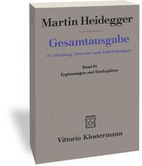 Cover: 9783465027232 | Ergänzungen und Denksplitter | Martin Heidegger | Taschenbuch | 2022