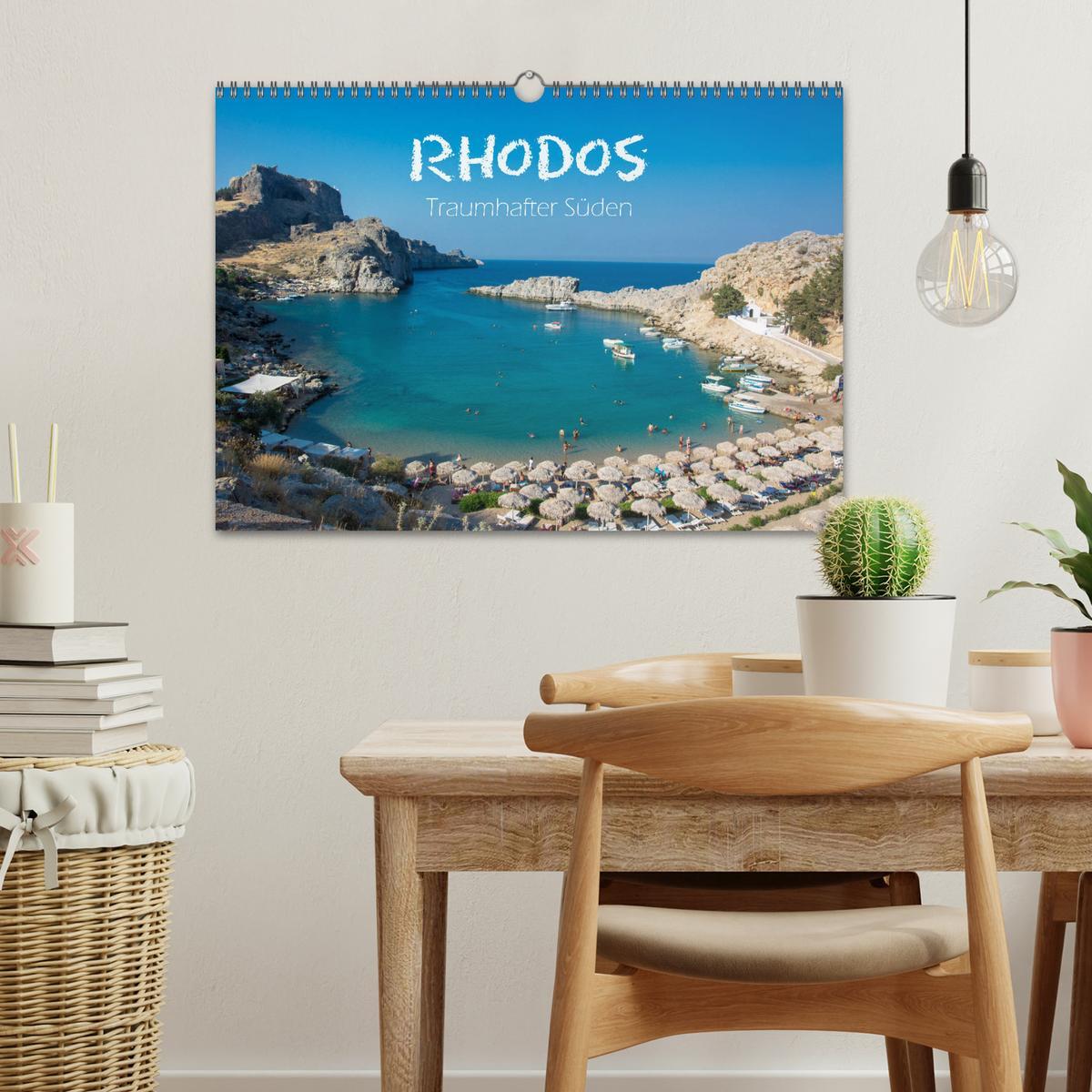 Bild: 9783435350483 | Rhodos - Traumhafter Süden (Wandkalender 2025 DIN A3 quer),...