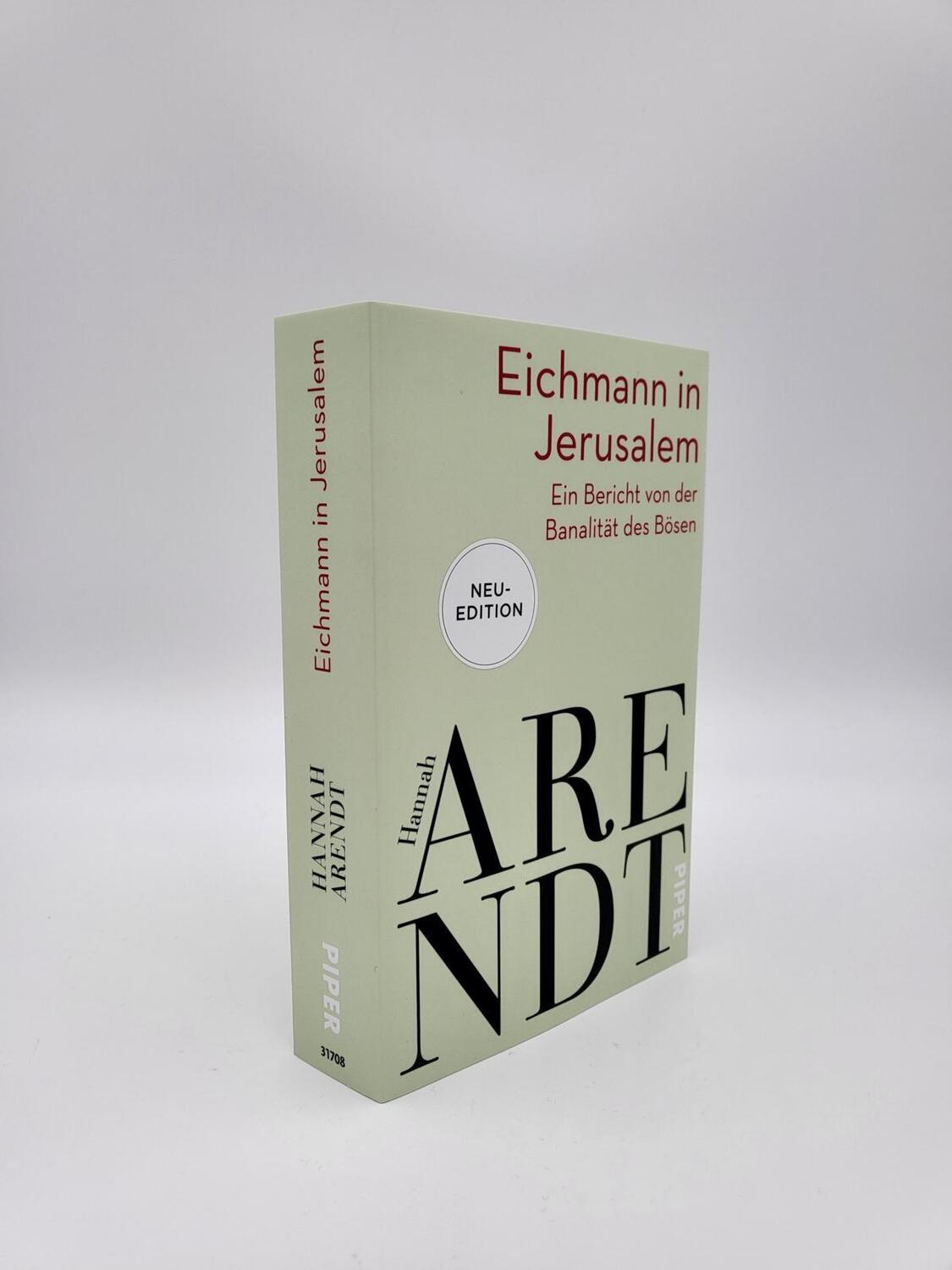 Bild: 9783492317085 | Eichmann in Jerusalem | Hannah Arendt | Taschenbuch | 560 S. | Deutsch