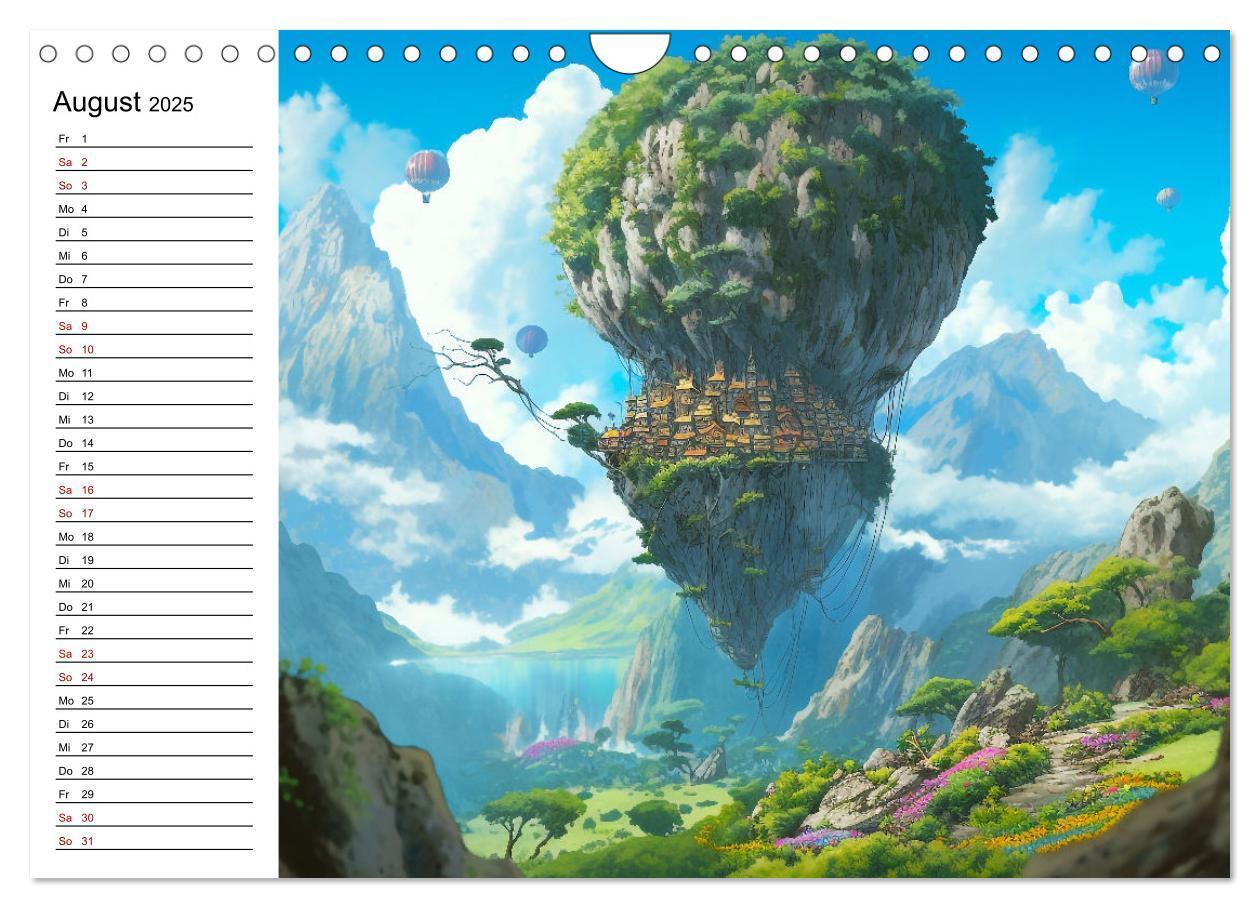 Bild: 9783383866418 | Anime Traumwelten (Wandkalender 2025 DIN A4 quer), CALVENDO...