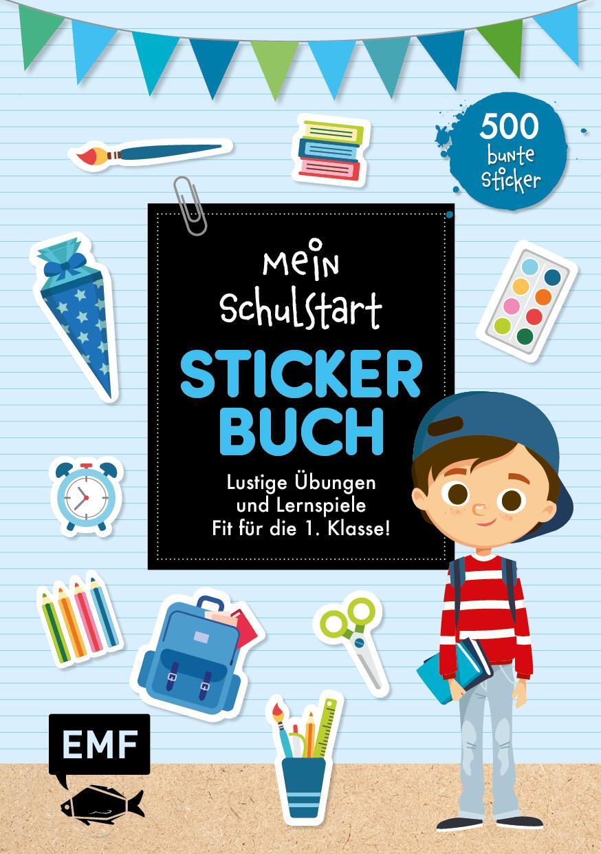 Cover: 9783745915266 | Mein Schulstart Stickerbuch (blau) | Taschenbuch | 64 S. | Deutsch
