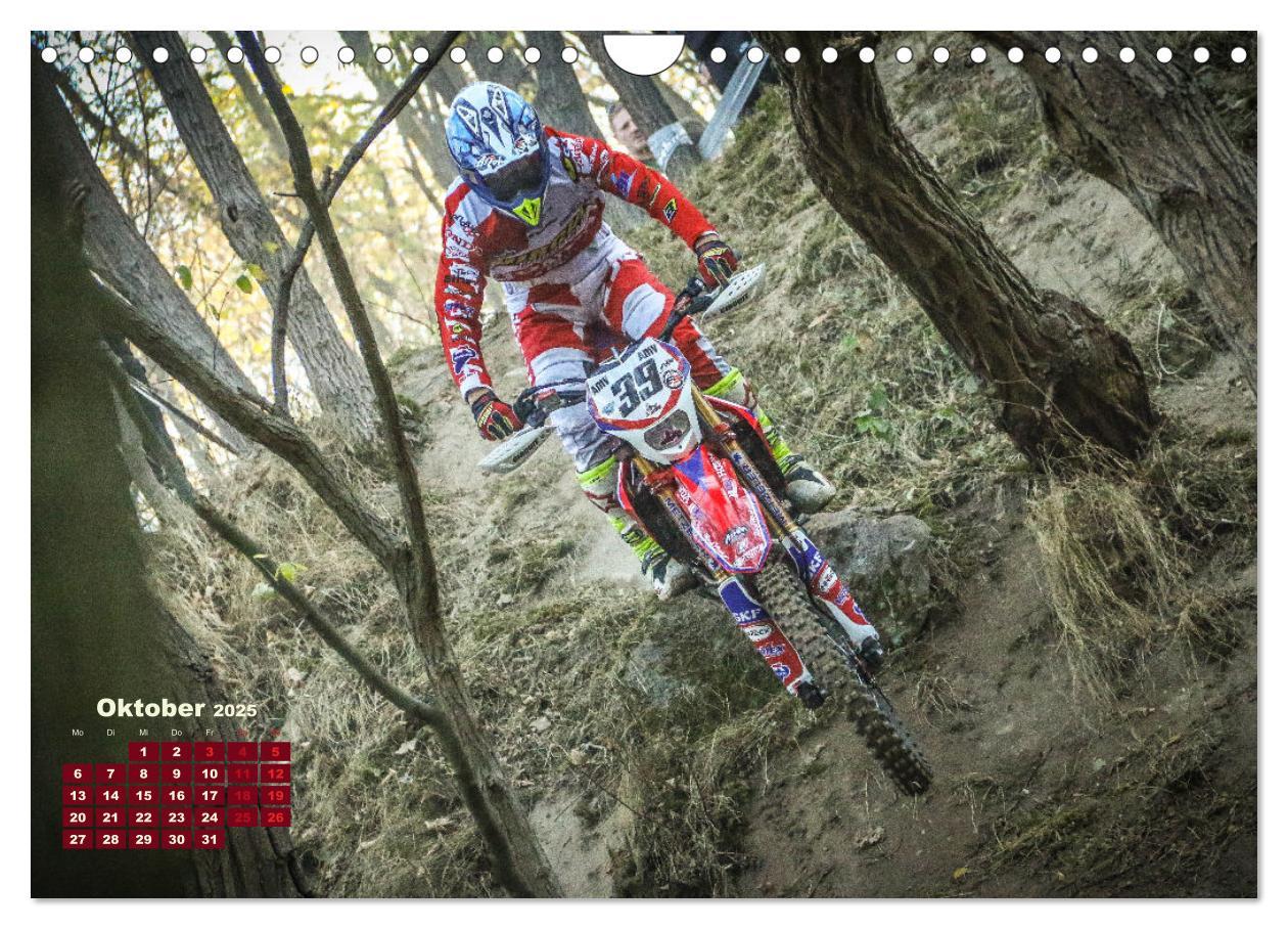 Bild: 9783435105809 | Enduro Mit Speed durch`s Gelände (Wandkalender 2025 DIN A4 quer),...