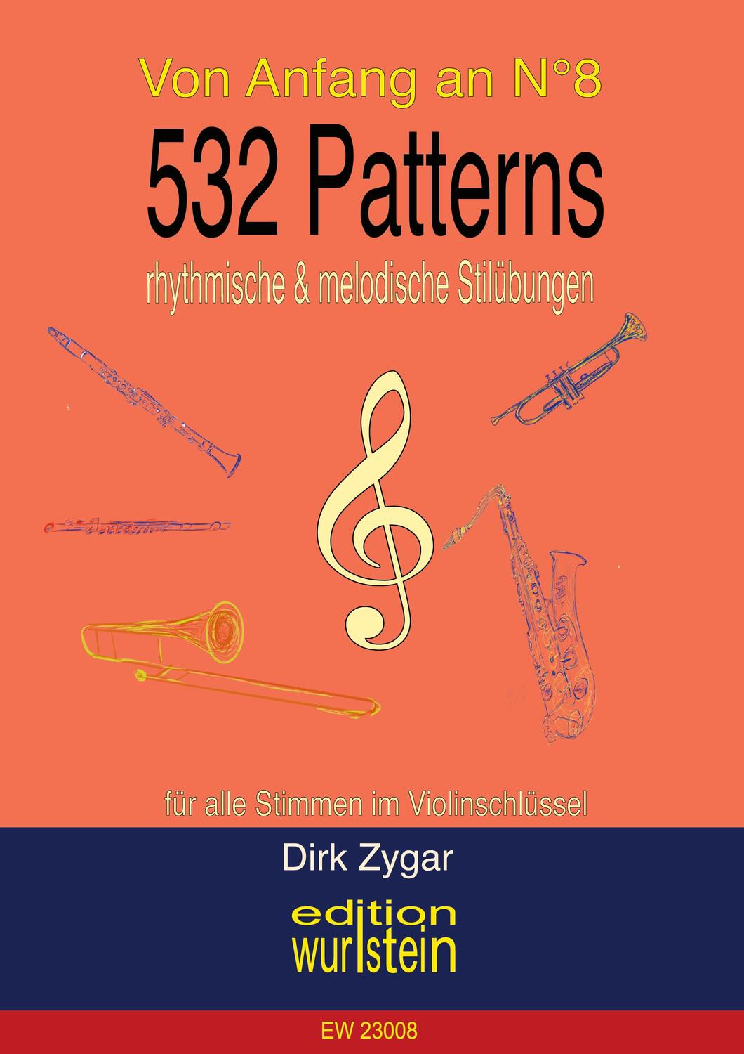 Cover: 9783757861360 | 532 Patterns - rhythmische und melodische Stilübungen | Dirk Zygar