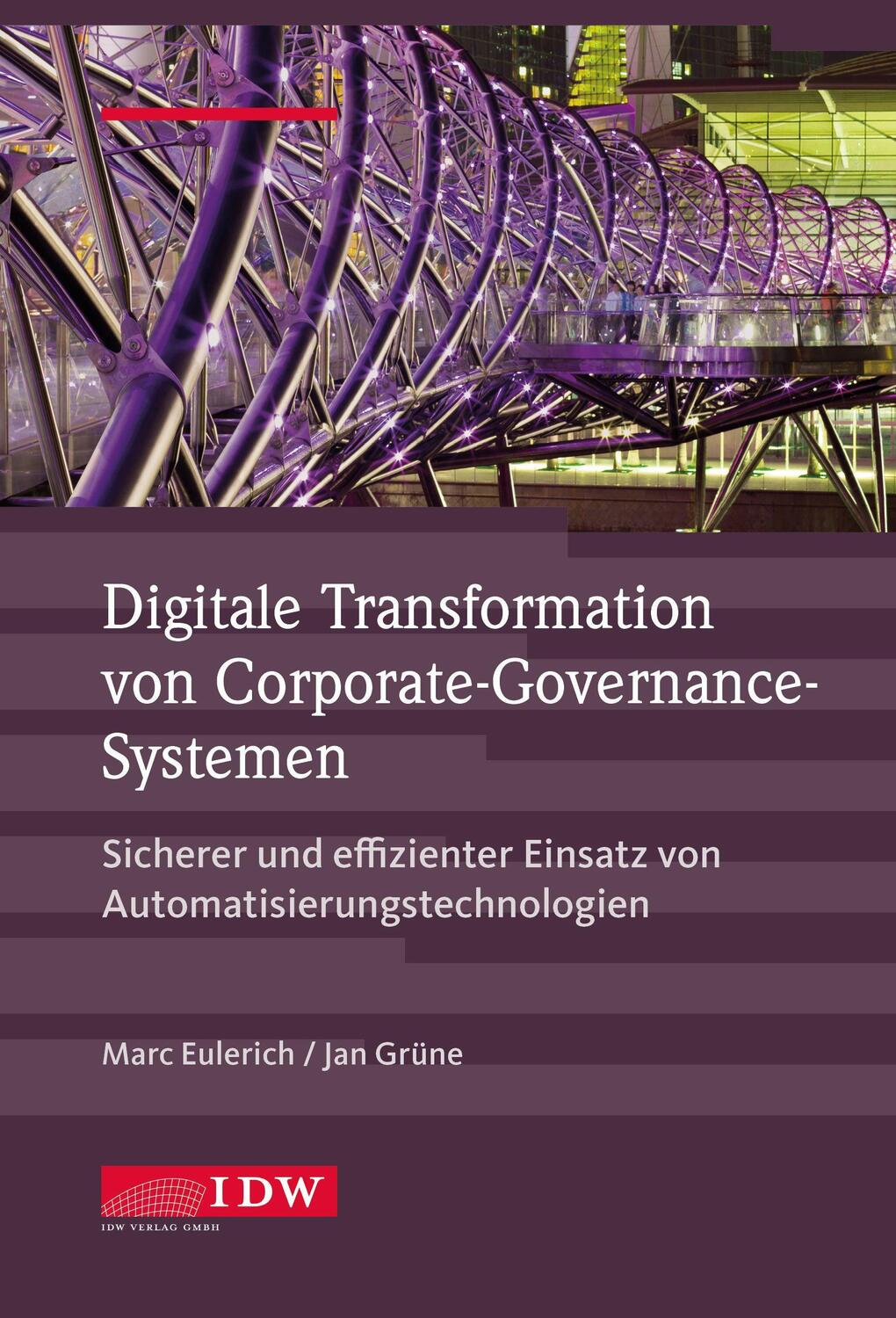 Cover: 9783802124969 | Digitale Transformation von Corporate-Governance-Systemen | Buch | IDW