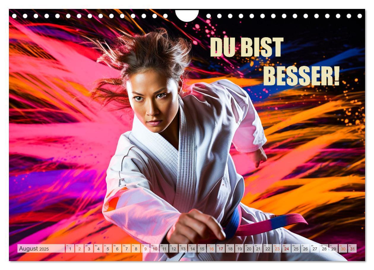 Bild: 9783383845895 | Judo und Motivation (Wandkalender 2025 DIN A4 quer), CALVENDO...