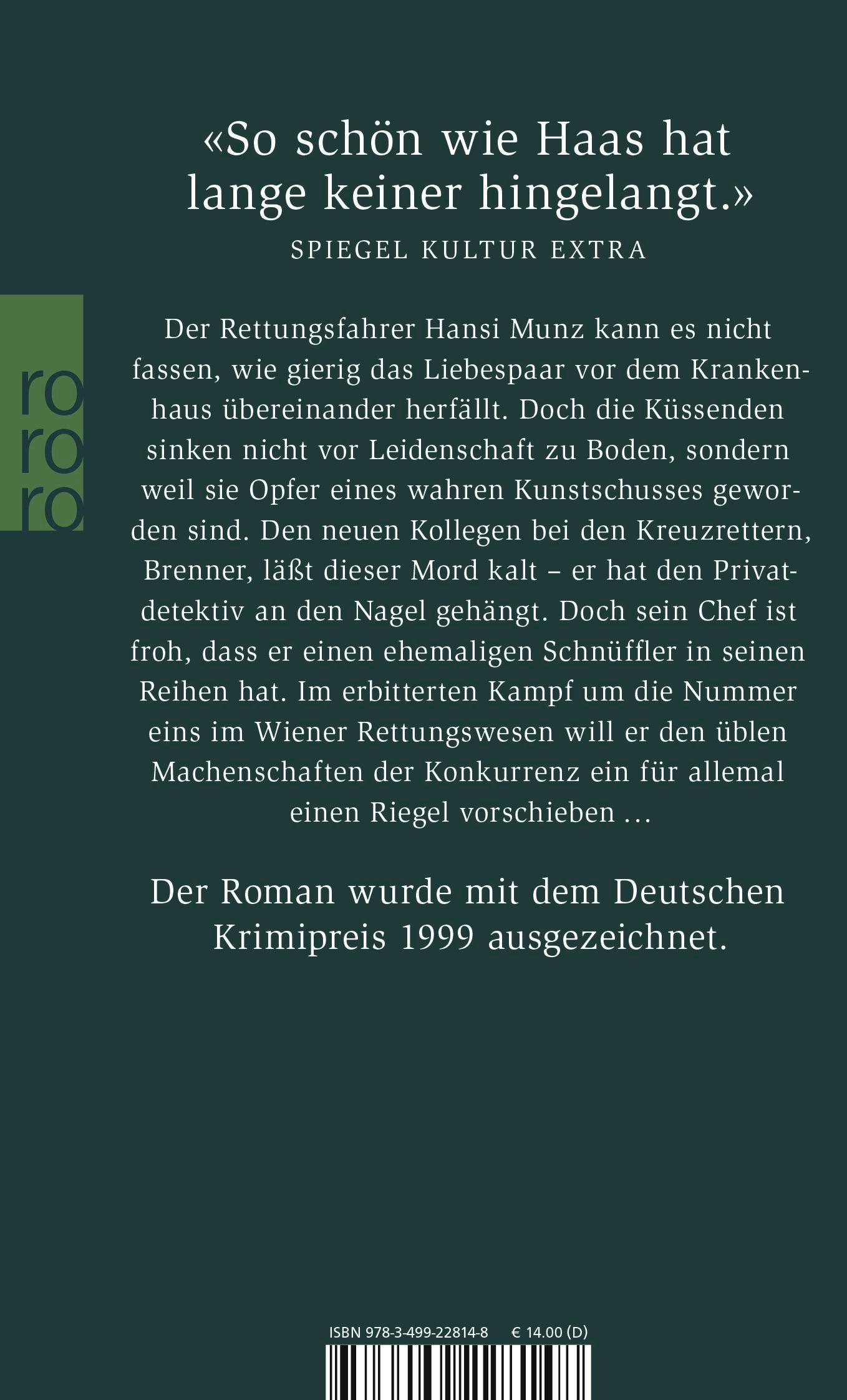 Rückseite: 9783499228148 | Komm, süßer Tod | Wolf Haas | Taschenbuch | Privatdetektiv Brenner