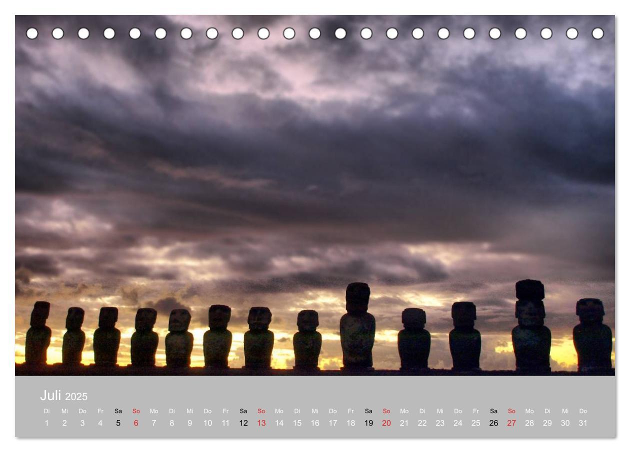 Bild: 9783435820337 | MOAI - steinerne Wächter der Osterinsel (Tischkalender 2025 DIN A5...