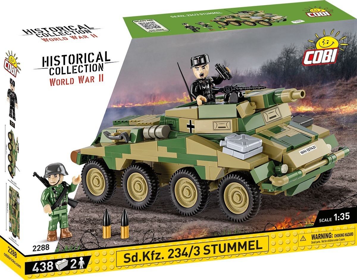 Cover: 5902251022884 | COBI Historical Collection 2288 - Sd. Kfz. 234/3 Stummel, WWII,...