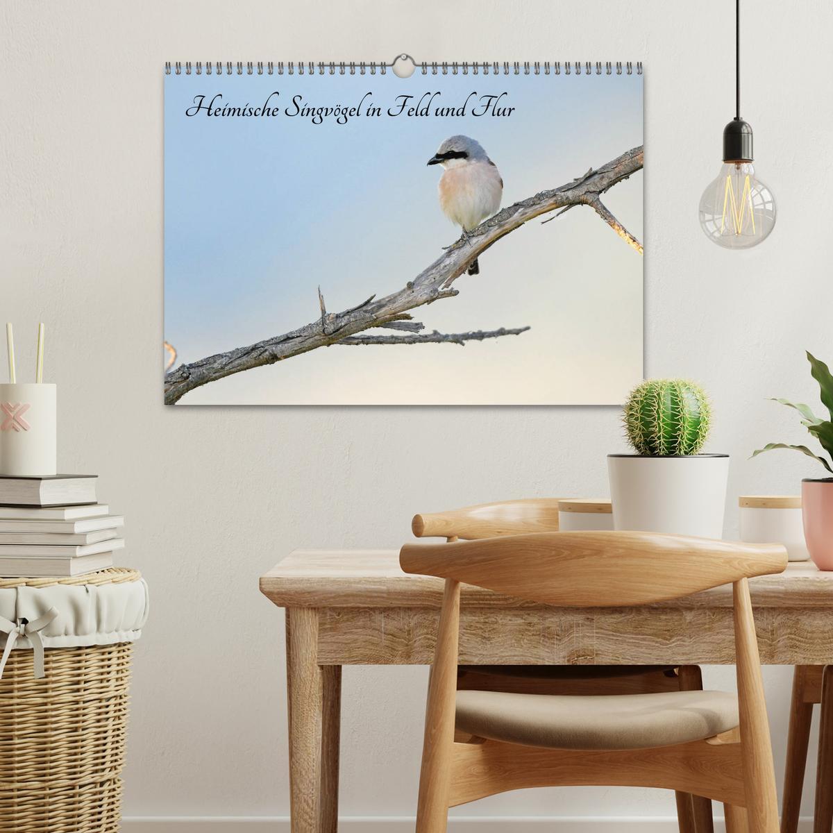 Bild: 9783435192755 | Heimische Singvögel in Feld und Flur (Wandkalender 2025 DIN A3...