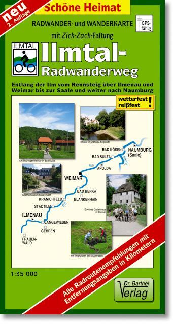 Cover: 9783895911132 | Ilmtal-Radwanderweg 1 : 35 000 | Taschenbuch | Schöne Heimat | Deutsch
