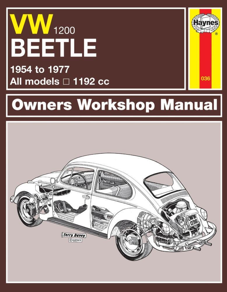 Cover: 9780857336163 | VW Beetle 1200 (54 - 77) Haynes Repair Manual | Haynes Publishing