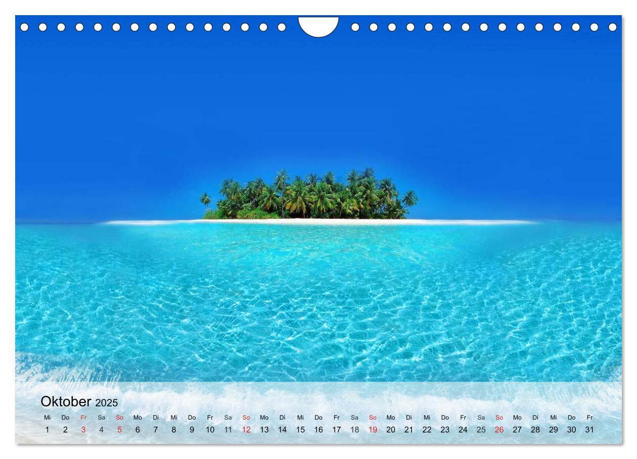 Bild: 9783435624164 | Südseeträume. Paradiese im Pazifik (Wandkalender 2025 DIN A4 quer),...