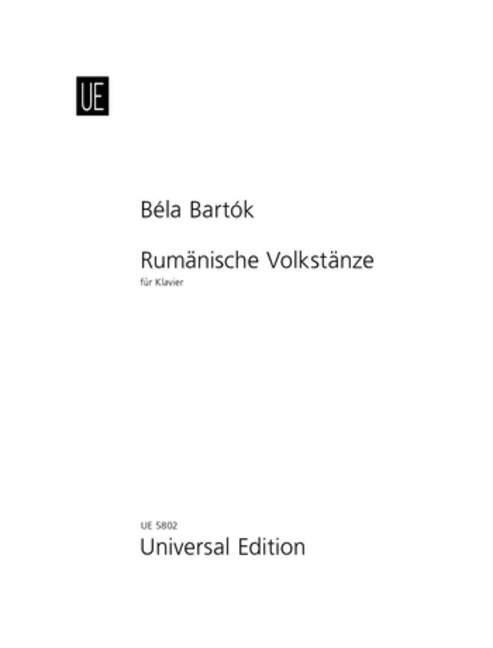 Cover: 9783702410650 | Rumänische Volkstänze | für Klavier. | Peter Bartók | Broschüre | 2000
