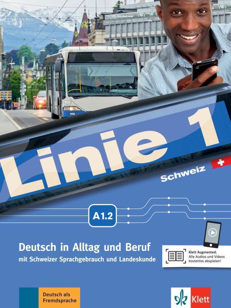 Cover: 9783126070232 | Linie 1 - Kurs- und Übungsbuch A1.2, m. DVD-ROM | Kaufmann (u. a.)