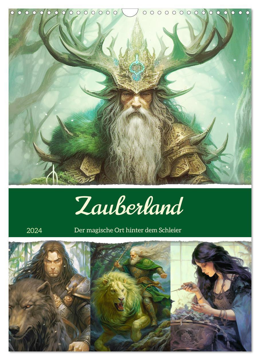 Cover: 9783383646942 | Zauberland. Der magische Ort hinter dem Schleier (Wandkalender 2024...