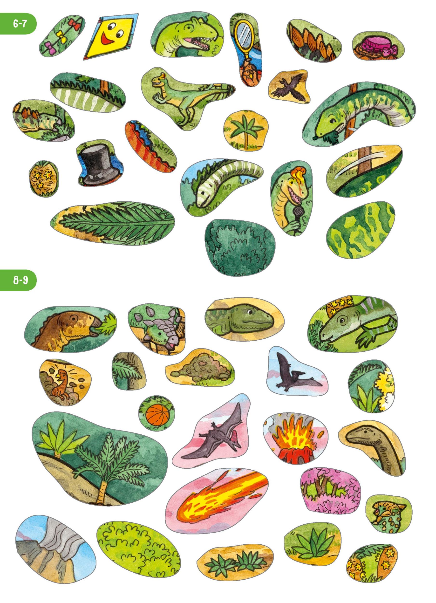 Bild: 9783473488704 | Ravensburger Wimmeln, Rätseln, Stickern: Dinosaurier - Stickerbuch...