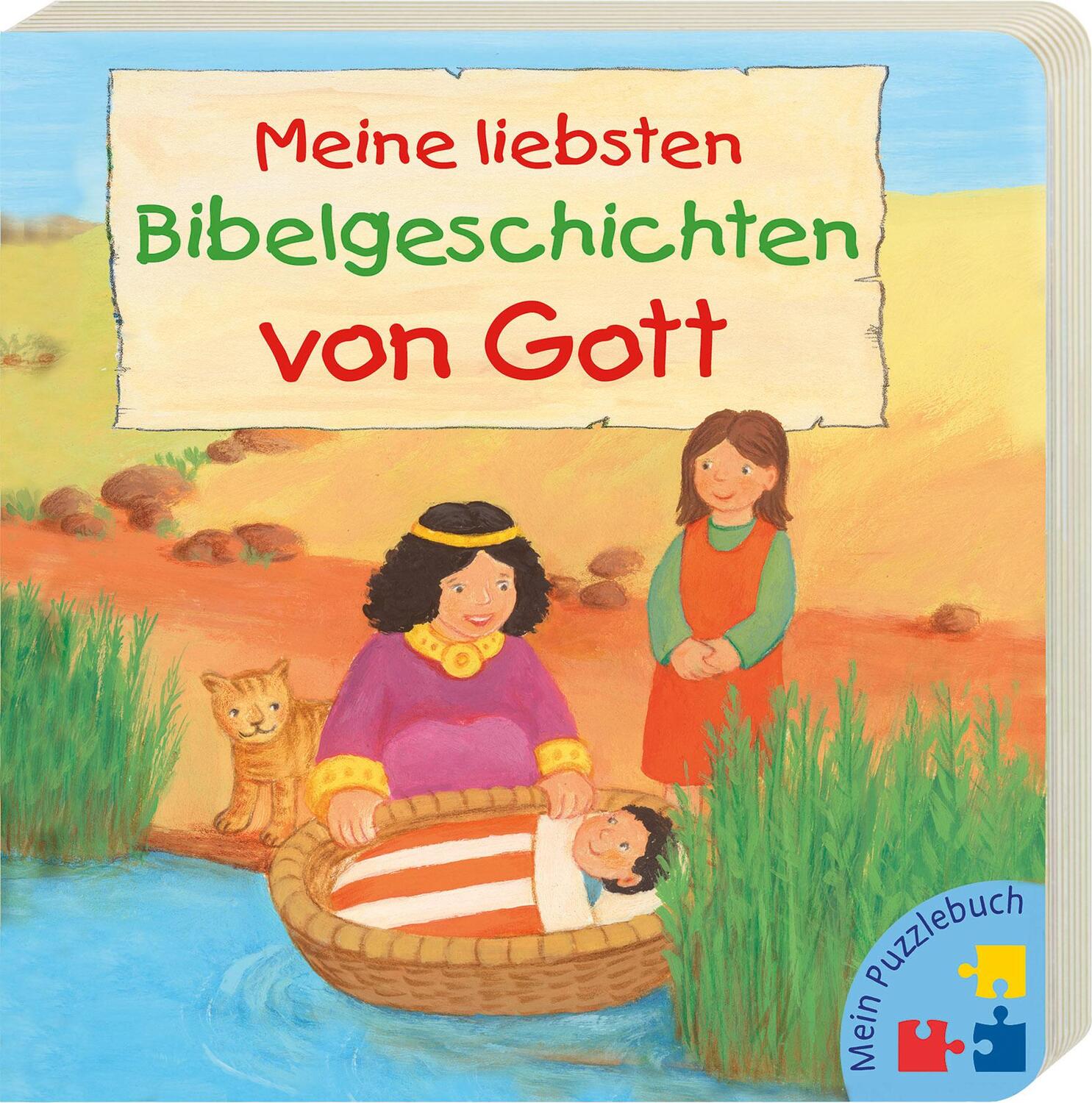 Cover: 9783438045287 | Mein Puzzlebuch: Meine liebsten Bibelgeschichten von Gott | Abeln
