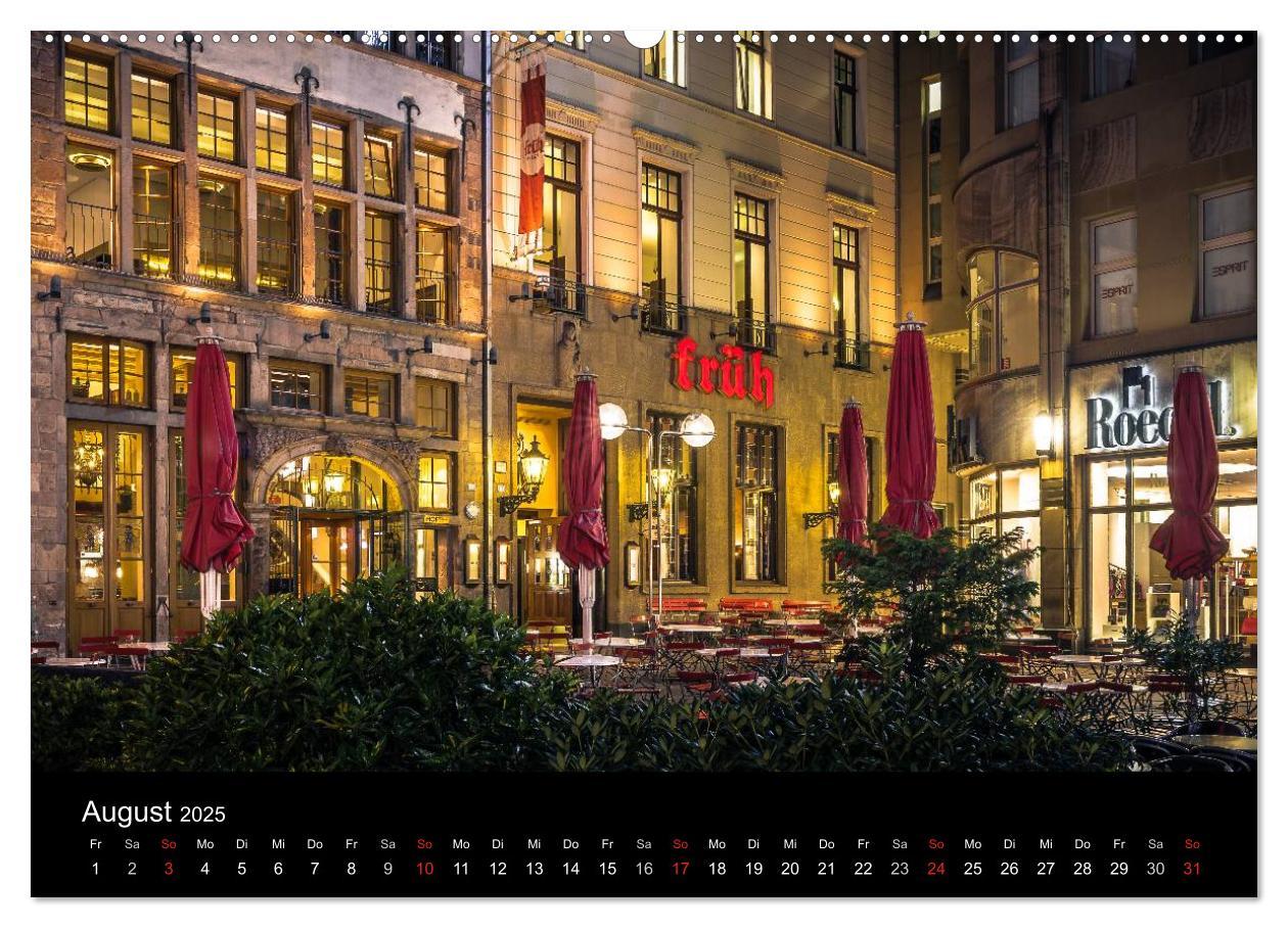 Bild: 9783435576357 | Köln Impressionen bei Nacht (Wandkalender 2025 DIN A2 quer),...