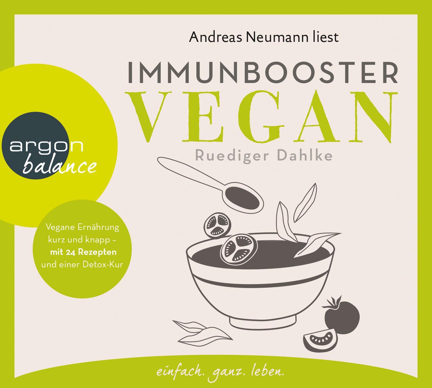 Cover: 9783839882245 | Immunbooster vegan | Ruediger Dahlke | Audio-CD | Immunbooster | 2021