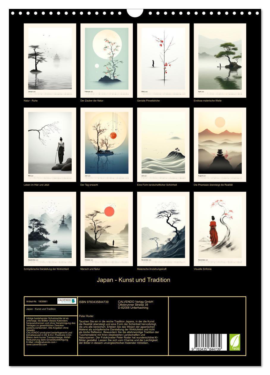 Bild: 9783435844739 | Japan - Kunst und Tradition (Wandkalender 2025 DIN A3 hoch),...