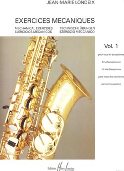 Cover: 9790230930888 | Exercices mécaniques vol.1 pour saxophone | Jean-Marie Londeix | Buch