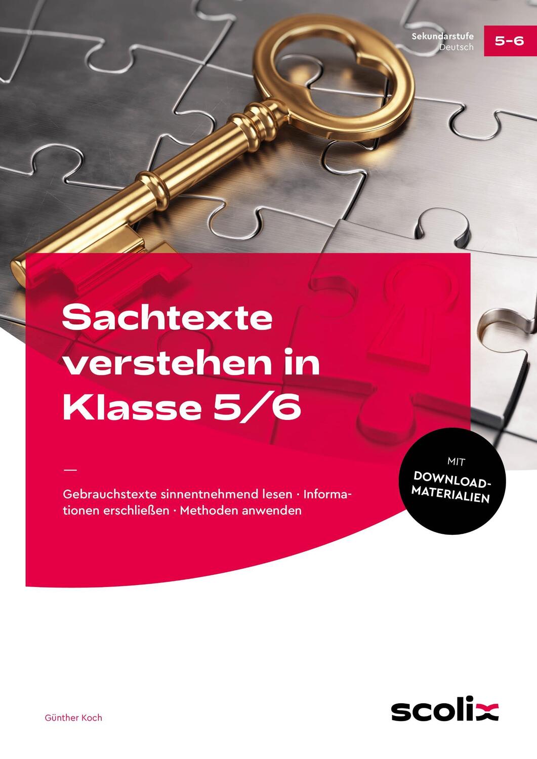 Cover: 9783403107569 | Sachtexte verstehen in Klasse 5/6 | Günther Koch | Bundle | Deutsch