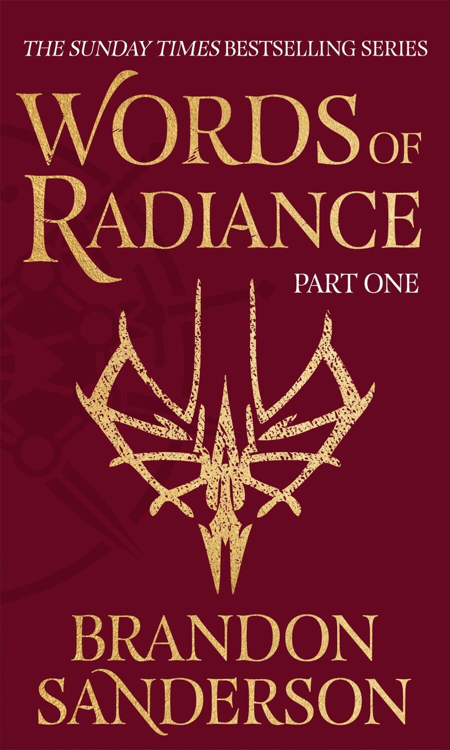 Cover: 9781473233300 | Words of Radiance Part One | The Stormlight Archive Book Two | Buch