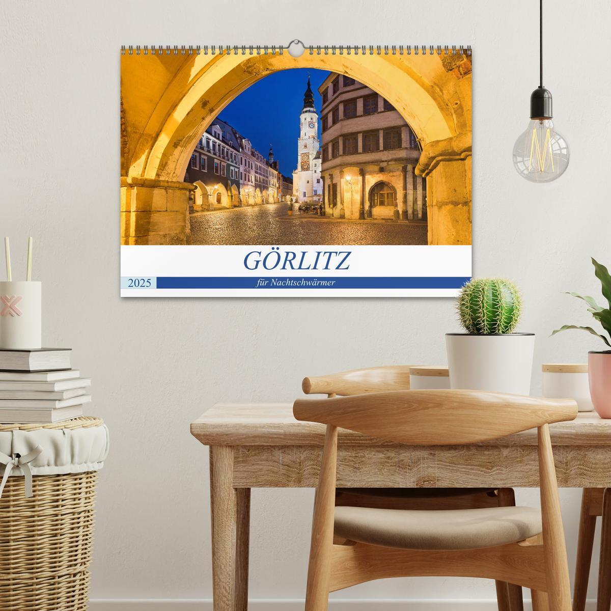 Bild: 9783435197019 | GÖRLITZ für Nachtschwärmer (Wandkalender 2025 DIN A3 quer),...