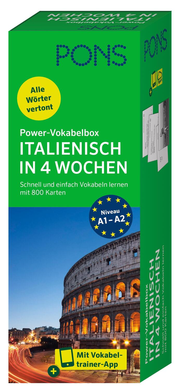Cover: 9783125660205 | PONS Power-Vokabelbox Italienisch | Taschenbuch | 800 S. | Deutsch