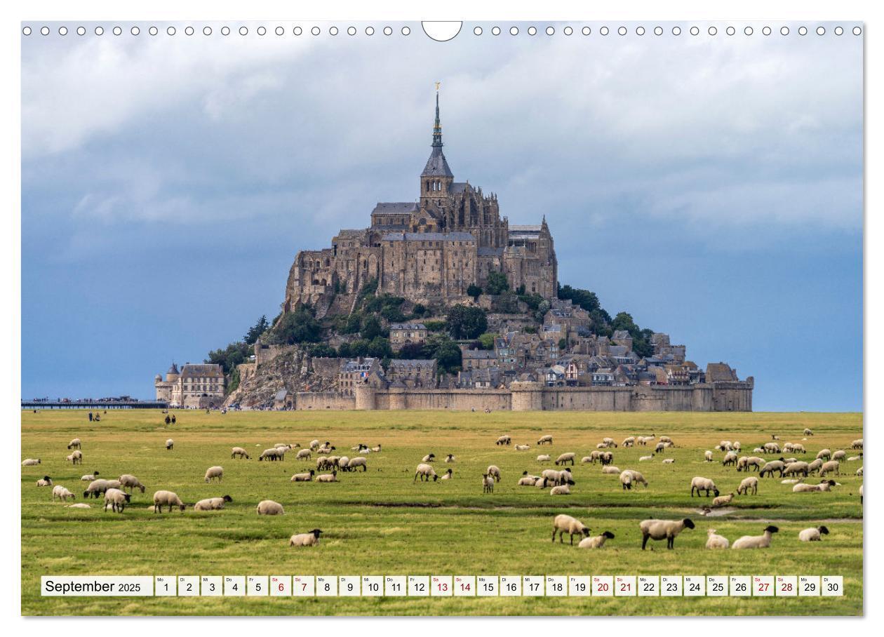 Bild: 9783383764639 | Frankreich - die Normandie (Wandkalender 2025 DIN A3 quer),...