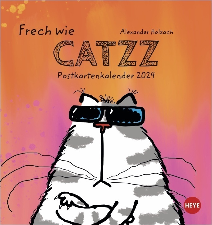 Cover: 9783756402557 | Catzz Postkartenkalender 2024. Humor-Kalender von Alexander...