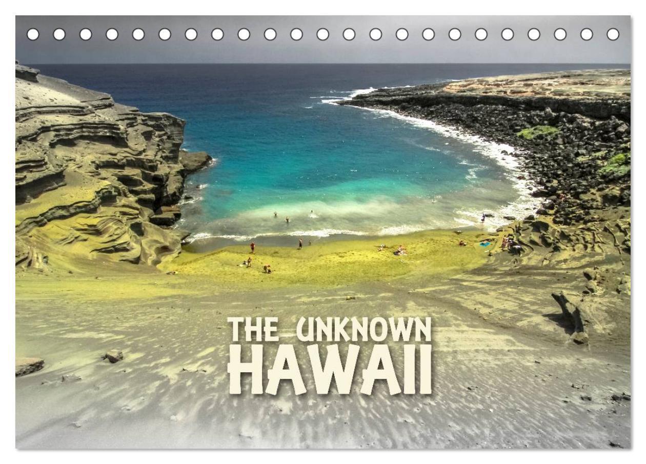 Cover: 9783383580185 | The Unknown HAWAII (Tischkalender 2024 DIN A5 quer), CALVENDO...